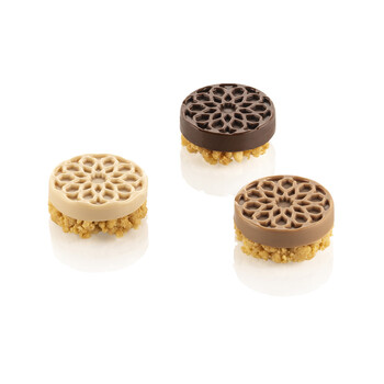 Silikomart SF378 Mauresque Round Professional Silicon Mould